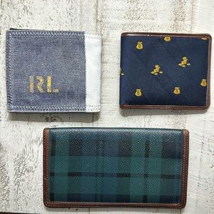 Ralph Lauren wallets very good condition lot
